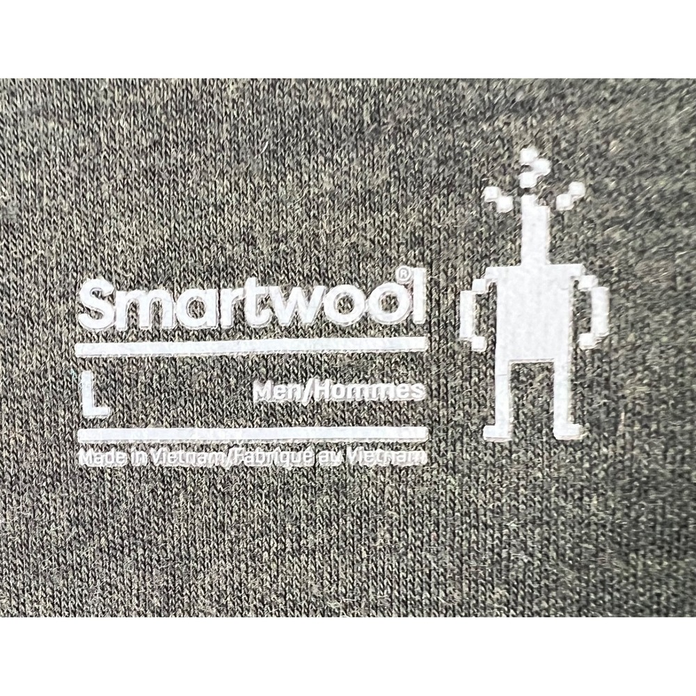 Smartwool 1/4 Zip Base Layer Mens Large Green Merino 250 Long Sleeve SW0NP603 - Picture 10 of 13